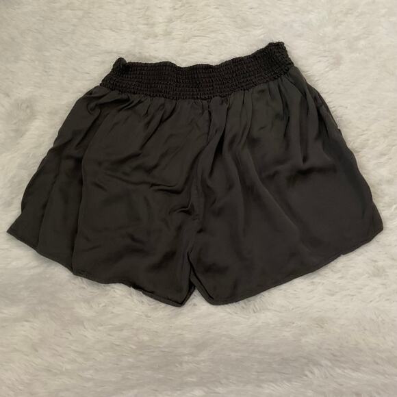 Aerie Dark Grey Satin Lounge Shorts - Size XS - Picture 5 of 8